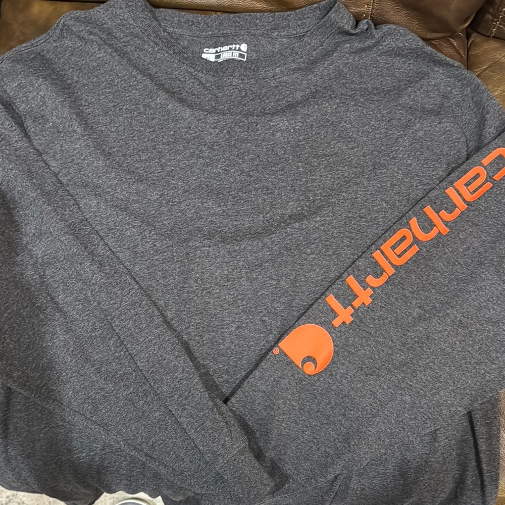 Carhartt Gray Long Sleeve Shirt
